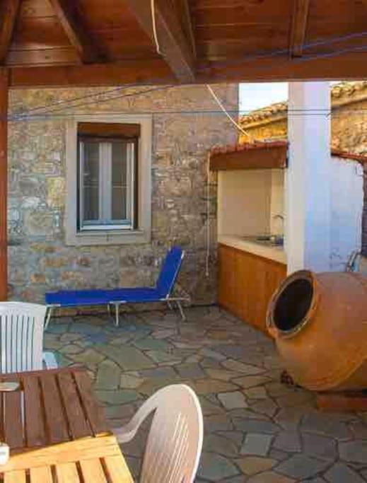 孔蒂亚斯Traditional Stone-Built House With Great View别墅 外观 照片