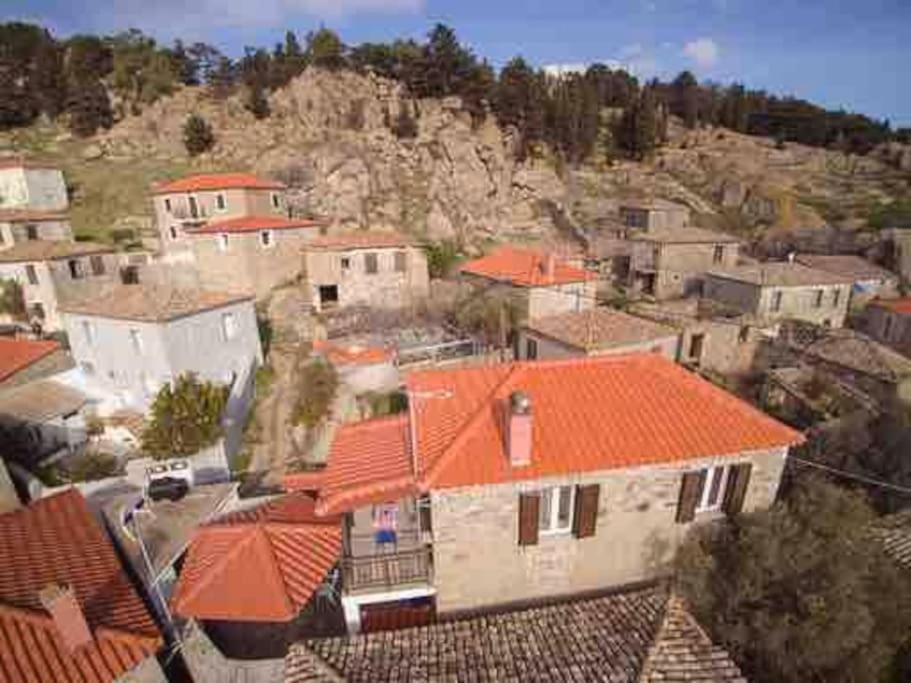 孔蒂亚斯Traditional Stone-Built House With Great View别墅 外观 照片