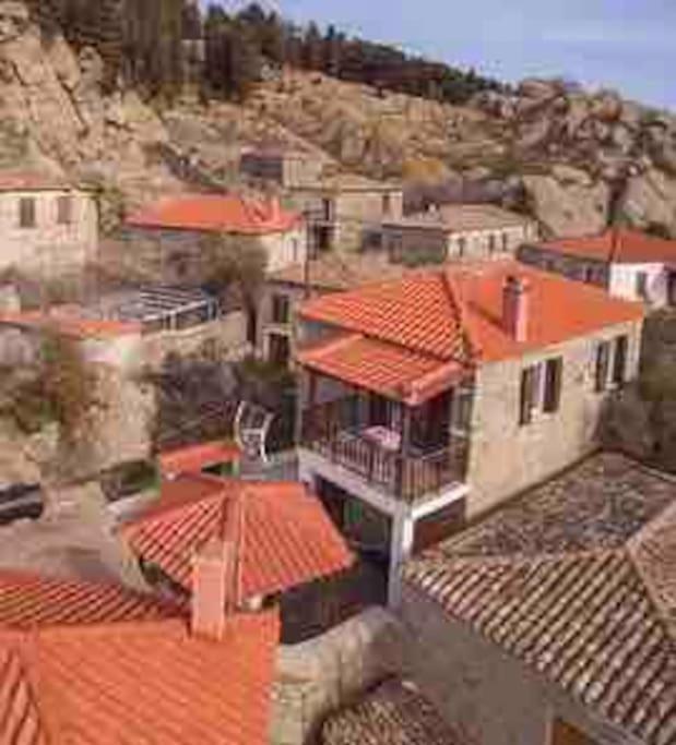 孔蒂亚斯Traditional Stone-Built House With Great View别墅 外观 照片