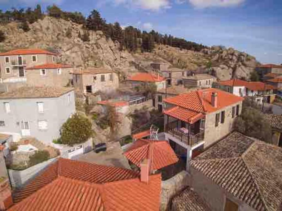 孔蒂亚斯Traditional Stone-Built House With Great View别墅 外观 照片